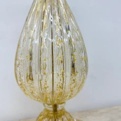 Sale Pamono Glass Table Lamp from Barovier & Toso, Italy, 1970s