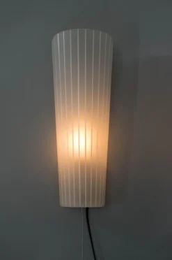 Sale Pamono Glass Wall Lamp, Europe, 1970s