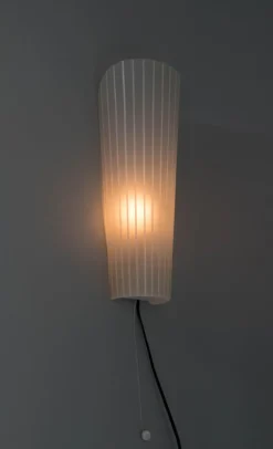 Sale Pamono Glass Wall Lamp, Europe, 1970s