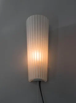 Sale Pamono Glass Wall Lamp, Europe, 1970s