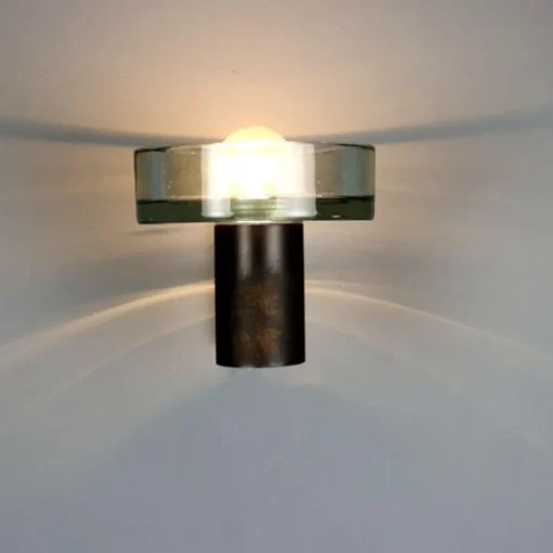 Best Pamono Glass Wall Lamp, 1960s