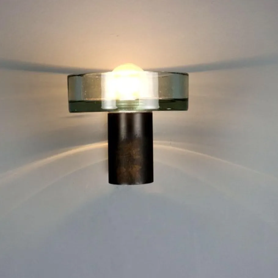 Best Pamono Glass Wall Lamp, 1960s