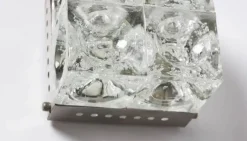 Discount Pamono Glass Wall Lamps attributed to Albano Poli for Poliarte, Italy, 1970s, Set of 2