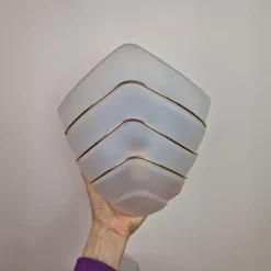 Hot Pamono Glass Wall Lamps from Massive, 1980s, Set of 2