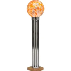 Best Pamono Globe Floor Lamp in Murano Glass and Marble by Goffredo Reggiani, Italy, 1970s