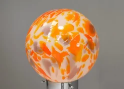 Best Pamono Globe Floor Lamp in Murano Glass and Marble by Goffredo Reggiani, Italy, 1970s