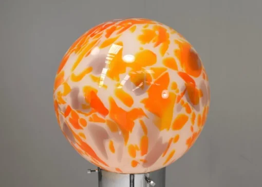 Best Pamono Globe Floor Lamp in Murano Glass and Marble by Goffredo Reggiani, Italy, 1970s
