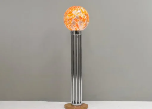 Best Pamono Globe Floor Lamp in Murano Glass and Marble by Goffredo Reggiani, Italy, 1970s