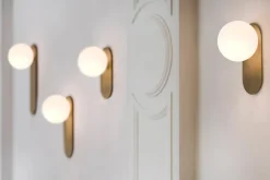 Sale Pamono Gold Adrion Wall Sconce Sm by Schwung