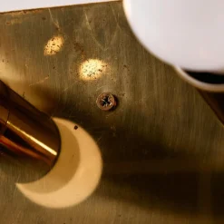 Sale Pamono Gold Brass Wall Lamp