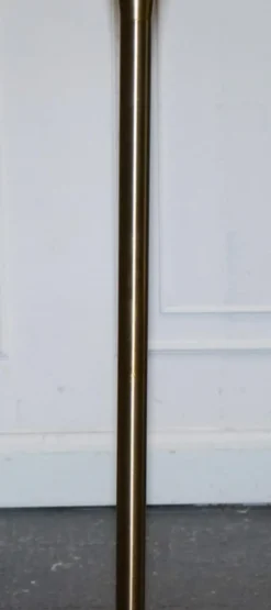 New Pamono Gold Floor Lamp with White Shade