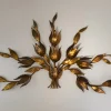 Hot Pamono Gold Wall Sconce by Hans Kögl, Germany, 1970s