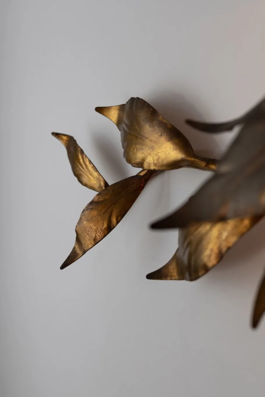 Hot Pamono Gold Wall Sconce by Hans Kögl, Germany, 1970s