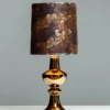 Online Pamono Golden Art Glass Table Lamp by Gustav Leek for Luxus Vitssjö , Sweden, 1960s