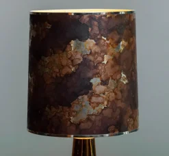 Online Pamono Golden Art Glass Table Lamp by Gustav Leek for Luxus Vitssjö , Sweden, 1960s