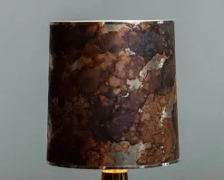 Online Pamono Golden Art Glass Table Lamp by Gustav Leek for Luxus Vitssjö , Sweden, 1960s