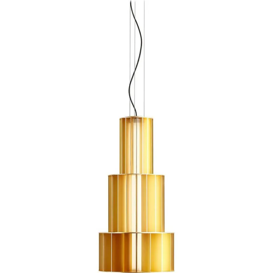 Discount Pamono Golden Babel T Me Pendant Lamp by Parachilna