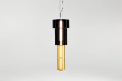 Discount Pamono Golden Babel T Me Pendant Lamp by Parachilna