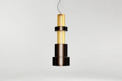 Discount Pamono Golden Babel T Me Pendant Lamp by Parachilna