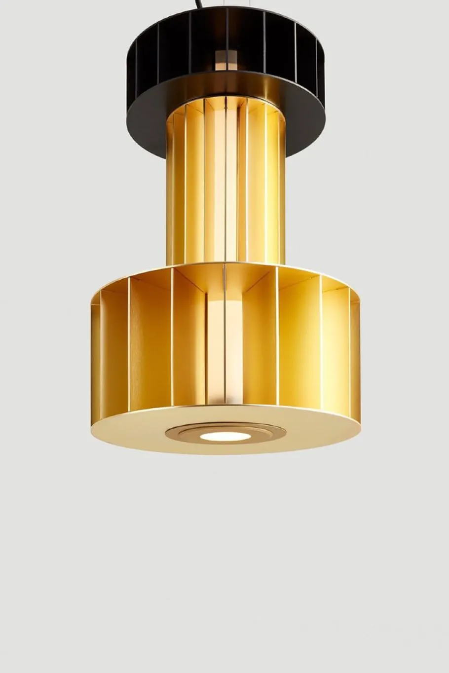 Discount Pamono Golden Babel T Me Pendant Lamp by Parachilna