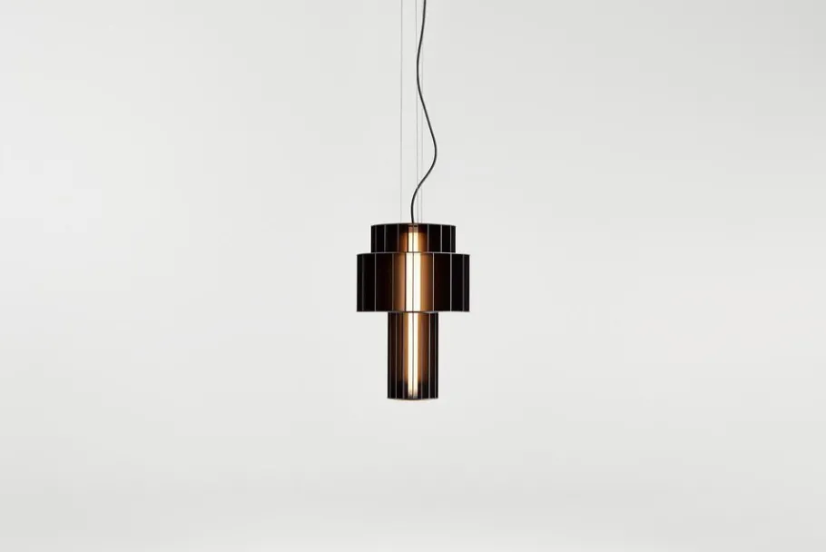 Discount Pamono Golden Babel T Me Pendant Lamp by Parachilna