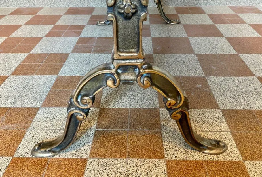 Clearance Pamono Golden Cast Iron Bistro Table