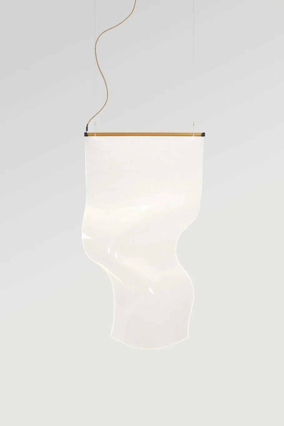 Clearance Pamono Golden Gweilo Zhou V PE Pendant Lamp by Parachilna