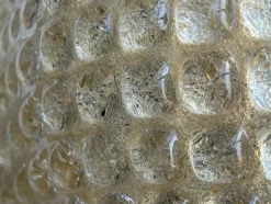 New Pamono Golden Murano Glass Ceiling Lights, 1980s, Set of 4