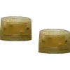 Online Pamono Golden Murano Glass Wall Lights, 1990s, Set of 2
