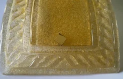 Online Pamono Golden Murano Glass Wall Lights, 1990s, Set of 2