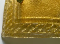 Online Pamono Golden Murano Glass Wall Lights, 1990s, Set of 2