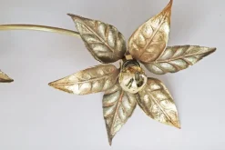 Sale Pamono Golden Wall Light by Willy Daro, 1970s