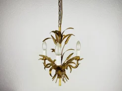 Online Pamono Golden Wheat Sheaf Pendant Lamp by Hans Kögl, Germany, 1970s