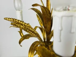 Online Pamono Golden Wheat Sheaf Pendant Lamp by Hans Kögl, Germany, 1970s
