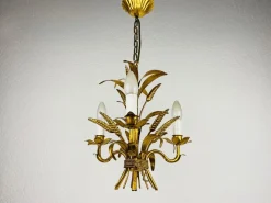 Online Pamono Golden Wheat Sheaf Pendant Lamp by Hans Kögl, Germany, 1970s