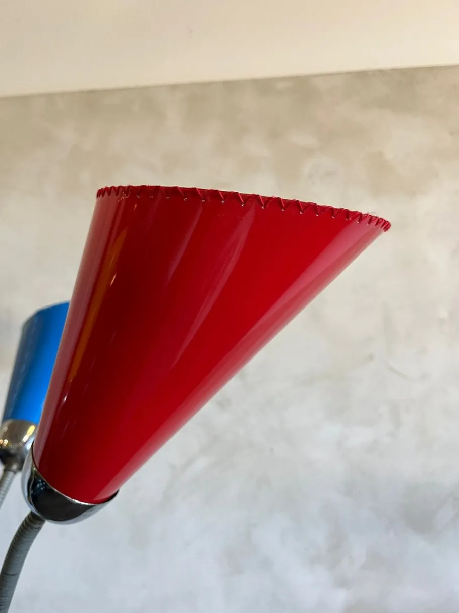 Outlet Pamono Goosenecks Floor Lamp by Lidokov Boskovice, 1950s