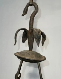 Online Pamono Gothic Style Wrought Iron Chandelier with 12 Lights, 1940s