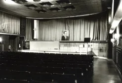 New Pamono Grand Mid-Century Flush Mount Uplight Ceiling Lamp from Filmcasino Vienna, 1950s