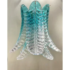 New Pamono Greeen Felci Murano Glass Wall Sconces by Simoeng, Set of 2