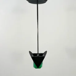 Discount Pamono Green and White Murano Pendant Light from Mazzega, 1970s