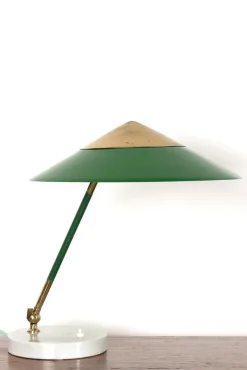 New Pamono Green Desk Lamp from Stilux