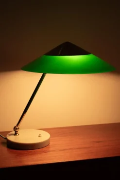New Pamono Green Desk Lamp from Stilux