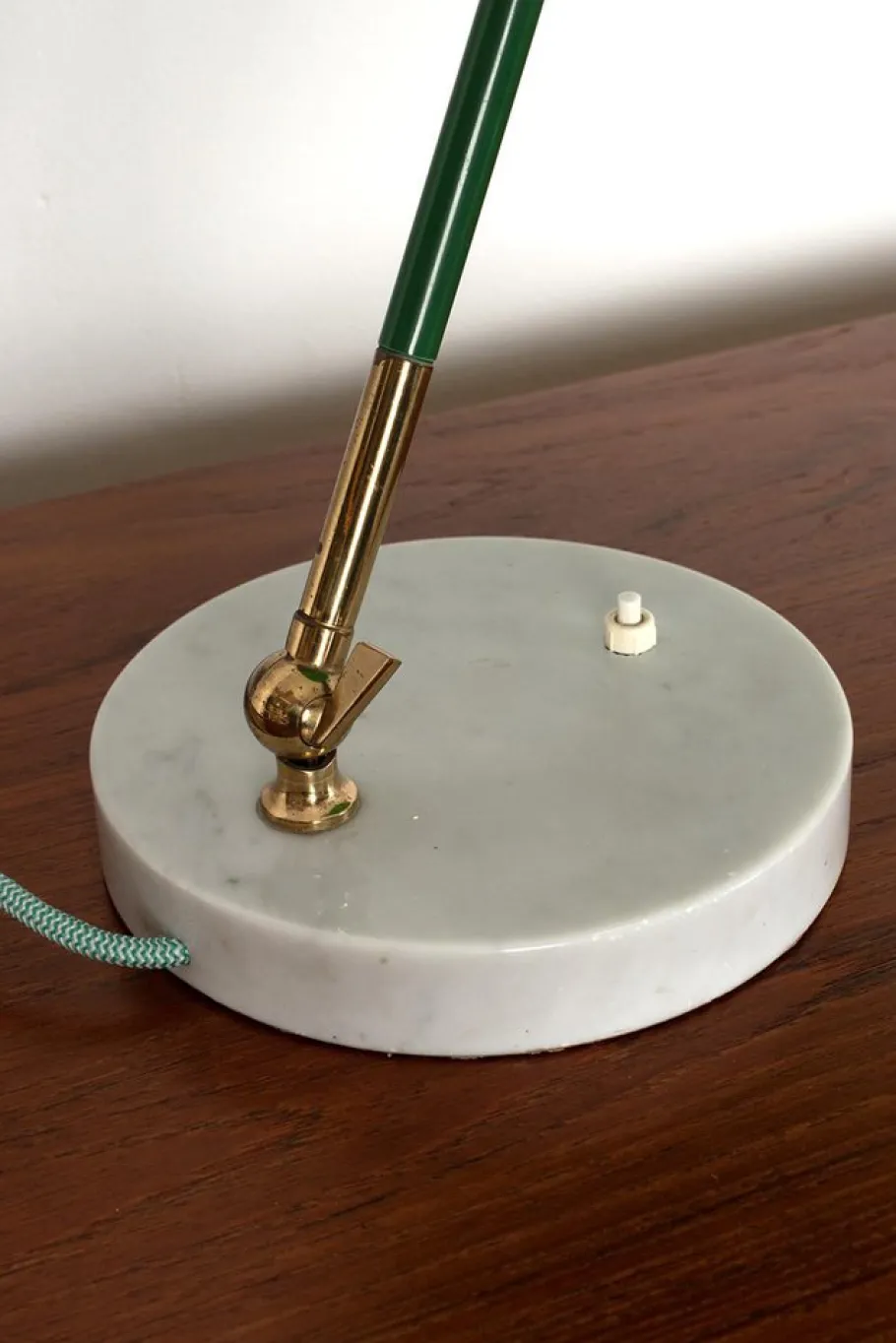 New Pamono Green Desk Lamp from Stilux