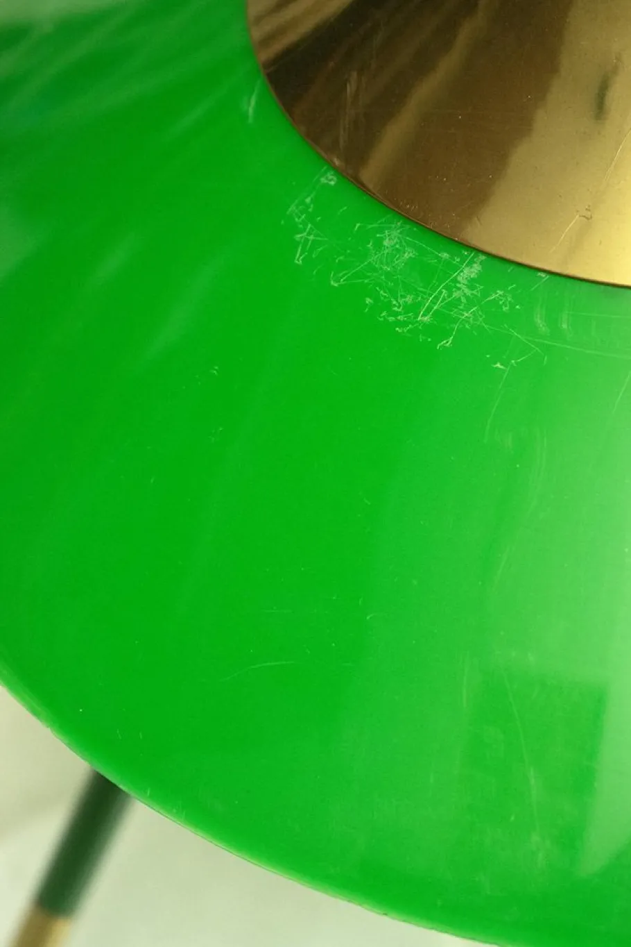 New Pamono Green Desk Lamp from Stilux