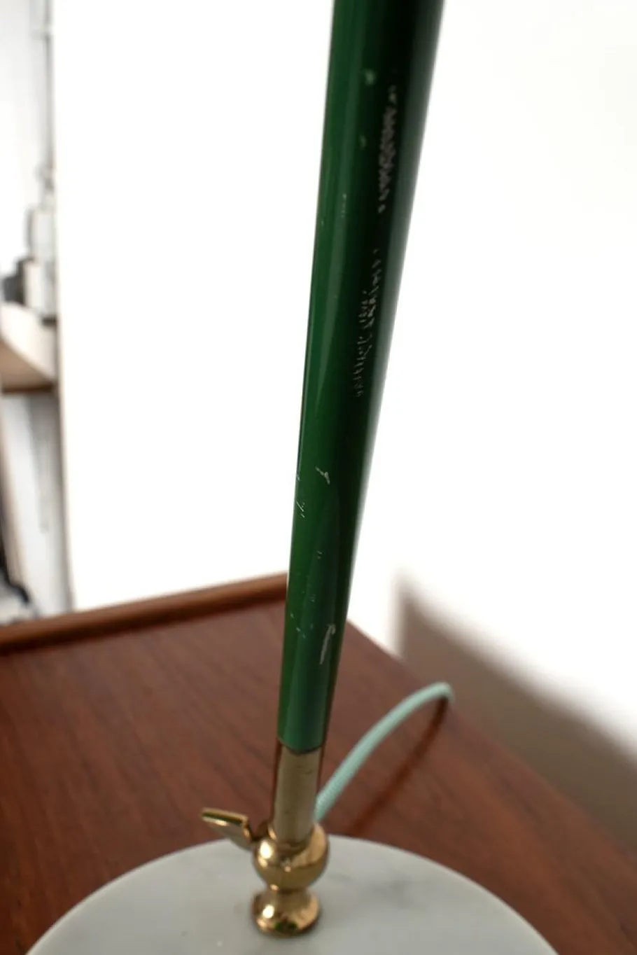New Pamono Green Desk Lamp from Stilux
