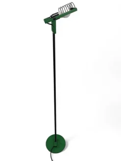 Pamono Green Metal Floor Lamp by Ernesto Gismondi for Artemide, 1970s