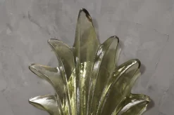 Clearance Pamono Green Murano Glass and Brass Wall Sconce, 2000