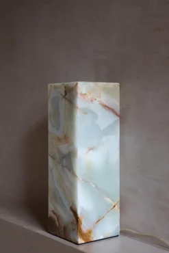 Discount Pamono Green Onyx Table Lamp by Manifeste