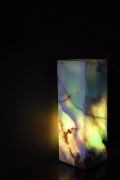 Discount Pamono Green Onyx Table Lamp by Manifeste