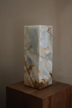 Discount Pamono Green Onyx Table Lamp by Manifeste